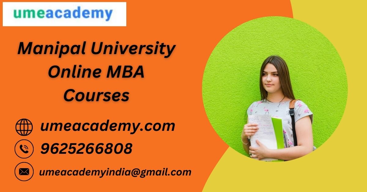 Manipal University Online Mba Courses